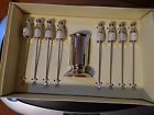 Cypress Home New Cocktail Picks Set 8 Mango Moon Collection Mother Pearl Handles 746851245350