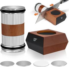 Cyyollpf 800689629123 2 Angle Rolling Knife Sharpener Kit Sharpening Knives Pro Stone