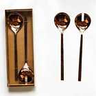 Da6528 Creative Stainless Steel Salad Servers Forged Copper 807472944487
