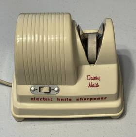 Dm700 Dainty Maid Vintage Electric Knife Sharpener Works