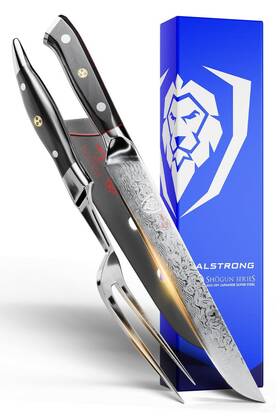 Aus-10v Dalstrong 651973803138 Slicing Brisket Knife Set Meat Fork - Carving Japanes