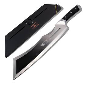 Dalstrong 820568000980 Annihilator Meat Cleaver Knife 14 Inch - Wood Stand And Sheath Thic