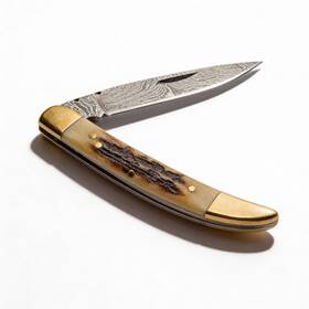 Damascus Dm1354 Sanz Folding Pocket Knife 3 Inches - For Men Damascus