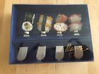 Davida Aprons Sushi Roll Themed Cheese Spreaders New In Box Set Of 4 Novelty 650120200479