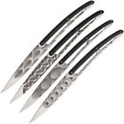 Dee4as022 Deejo Steak Knives Mirror Drop Point Blade Set 3661190009470