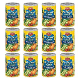 2400013211 Del Monte Foods Inc. No Sugar Added Fruit Cocktail Canned 12 Pack 14.5 Oz Can