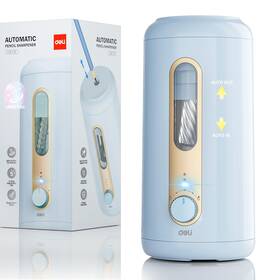 Va10-bl Deli Electric Pencil Sharpener Fully Automatic Auto Blue