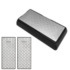 Drl-dss001 Deruilong Double-sided Diamond Sharpening Stone For Scissors Knives Outdoor Kitchen Sha
