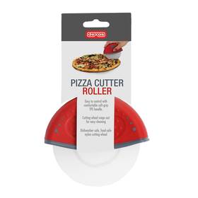 Dexas Gpc1-1795-amz One-handed Handheld Rolling Pizza Cutter Red Effortless Precision Wi