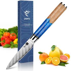 Vg10 Dnifo 711731500386 Classic Paring Knife 3.5 Inch Japanese Steel Damascus Fruit Shar