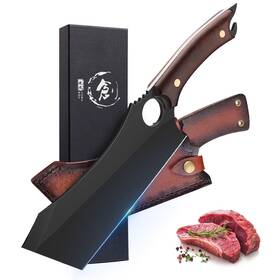 Kf-bbj-gm03 Dream Reach Meat Cleaver 6.9 Inch Black Boning Knife High Carbon Steel Shar