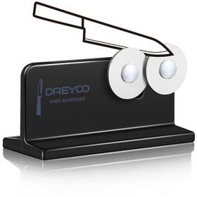 Sharpener-0982 Dreyoo Cutlery Pointed Edge Knife Sharpener Double Sided Stainless Steel Whe