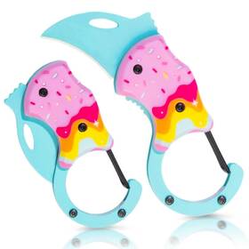 Dtkdjchc Dtkd-myst0001-p-1 Pink Donut Pocket Knife For Women Self Defense Cute Folding Box Cutter