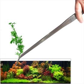 Dxobay Tw002-c 18.9 Inch Heavy Duty Extra Long Tweezers For Salt And Fresh Water Fish Tank Cu