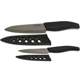 Cks001 Ecojeannie 2-piece Set Premium Coffee Color Ceramic Knives - 6 Inch Chefs Knife