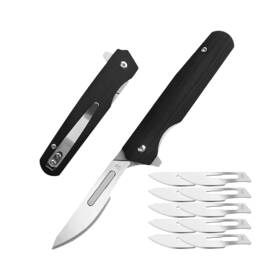 Edc029 Edcfans Edc Folding Scalpel Knife G10 Handle Pocket Utility With