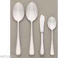 9066760 Edge 4-piece Set Ribbon Frosted Serving Flatware Gorham