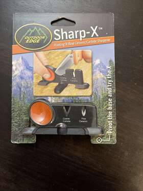 Edge-x-sx-100-d Edge Products Sx-100-d Outdoor Edge-x-sx-100-d. Knife Blade Carbide And Ceramic Sharpener