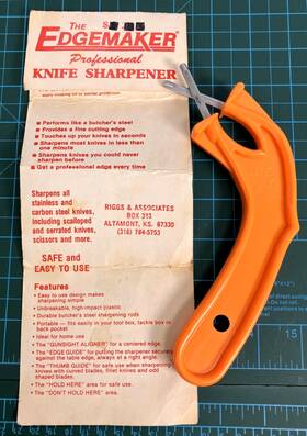 Edm331o Edgemaker Professional Knife Sharpener Manual With Original Instruction Sheet