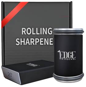 Edgerevolve 199284913677 Rolling Knife Sharpener Kit Magnetic 15 And 20 Angle Guides Diamond Ceram