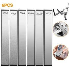 Eeekitonline 600609602928 6pcs Diamond Sharpening Stone Set For Knife 180 400 800 1500 2000 3000 Grit