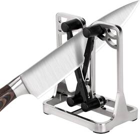 Mdj02 Ehoyal Knife Sharpener Tool With Self-adjusting Stainless Silver