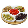 El-188b Elama Signature Piece Lazy Susan Appetizer And Condiment 689850067502