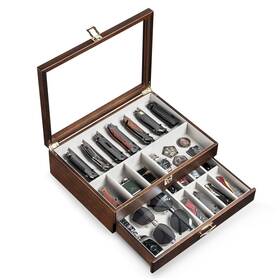 027801 Emfogo Pocket Knife Display Case For Collection Of 17-23 Folding Knives Pock