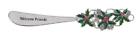 Ex29944 Ganz Christmas Dining Metal Spreader Knife Welcome Friend 661371409283