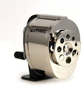 Extric 810106960654 Pencil Sharpener Manual Desktop - And Silver