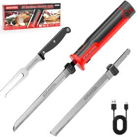 Ez124001 Ezuvita 2026 New Upgrade 8v Cordless Electric Knife Set Rechargeable Carv Inch