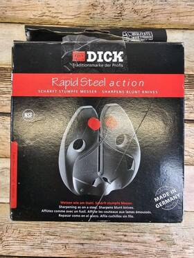 9009200 F.dick 009215075465 Rapid Action Steel Pull Through Knife Sharpener With Stand 9 0092 00