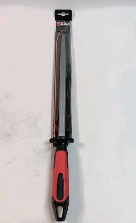 F.dick 111215182767 F. Wetzstahl Dickoron Micro Fleischerstahl Mit Klingenl Nge 30 Cm Rund 6