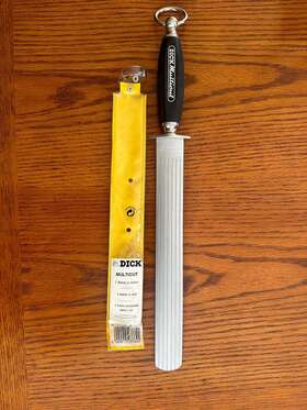 6504 F.dick 7 28 Multicut 28cm Flat Fine 7-in-1 Knife Sharpening Steel