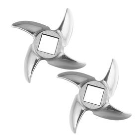 Fanwayer 12/12mm Meat Grinder Blade #12 Parts Replacement Knife Cutter