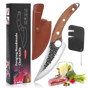 Faranap 746566158020 Chef Knife Upgraded Boning For Meat Cutting Viking Hand Forged Japane Faranap 746566158020 Chef Knife Upgraded Boning For Meat Cutting Viking Hand Forged Japane