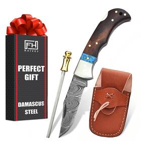 Pocketvariations01 Fh Knives Handmade Damascus Steel Folding Pocket Knife For Men - Cool With