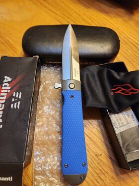 Firebird 013415000954 Ganzo Adimanti Samson-bl Folding Pocket Knife Razor Sharp D2 Steel New