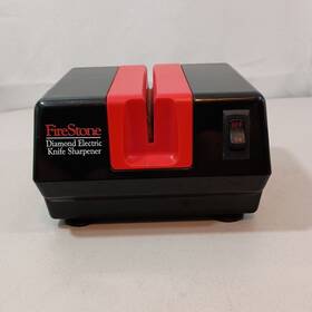 1901 Firestone Black Red Diamond Electric One-step Knife Sharpener Model