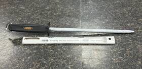 N1250 Fischer 467310005397 New 12 Inch Sharpening Steel Hard Chromium Plated - Round