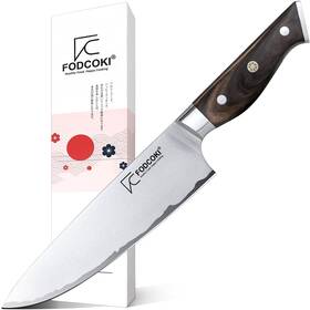 Fd101-ks1 Fodcoki 8 Inch Chef Knife Sharp Kitchen Cutting Japanese High Carbon Steel Aus