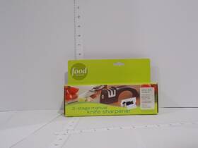 Food Network 087877461912 2-stage Manual Knife Sharpener New In Box Kitchen Tool