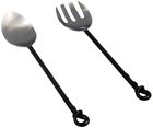 Ftbk2l Unbranded Inox Artisans Burnt Black Safari Design Salad 0819956020693