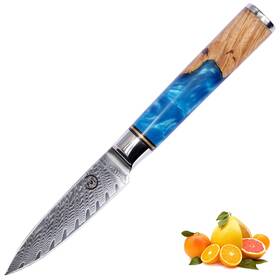 Fukep 715377661814 Paring Knife 3.5 Inch Damascus Small Fruit Ultra... Fast Ship