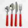G-497579 Flatware Gibson Stainless Steel Knife Spoons Set Kitchen Cutlery Food Serving 16 Pc 600210498347