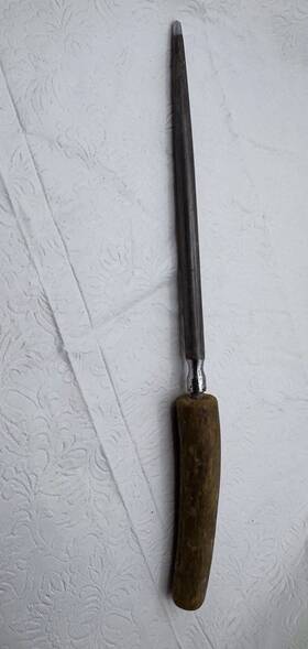 99876789000564 G. Feckles Solingen Vintage Knife Sharpener Wood Handle Made In Germany