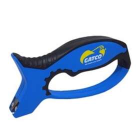6800 Gatco Sharpeners Pull Through Sharpener With Kraton Soft Grip Blue