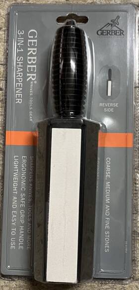 Gerber 013658413542 3 In 1 Sharpener With Handle-new Packaging