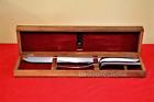 Gerber Snickersnee Legendary Carving Set Knife Fork Stainless Steel Box
