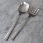 Ginkgo Helmick Welch Merit Serving Spoon Fork Set Salad Vegetable